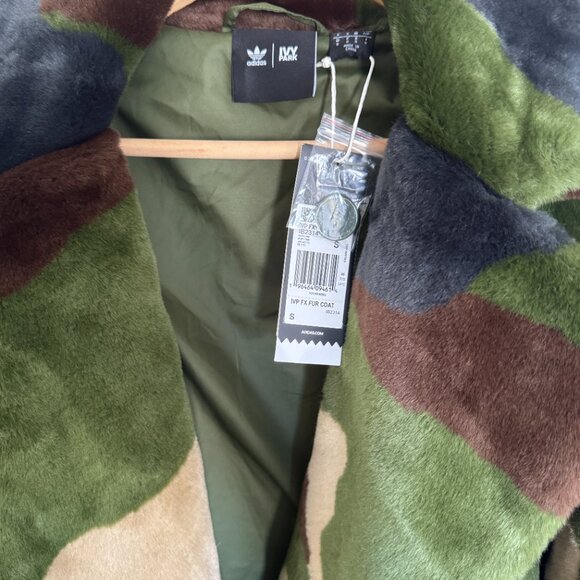 Ivy Park Adidas Beyonce Faux Fur Camo Coat (All Gender) - Picture 7 of 13